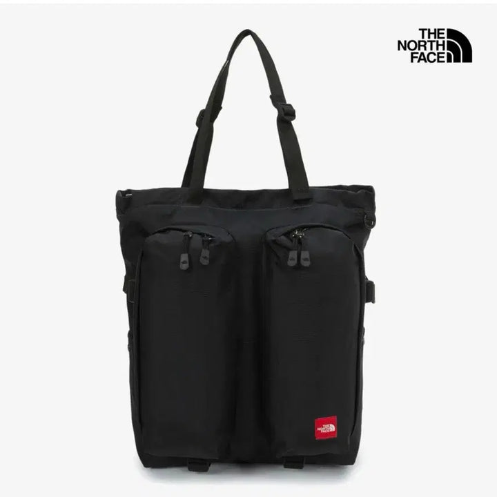 [BUNJANG] The North Face TNF Red Box Tote Bag Black / 노스페이스 TNF 레드 박스 토트백 - 블랙