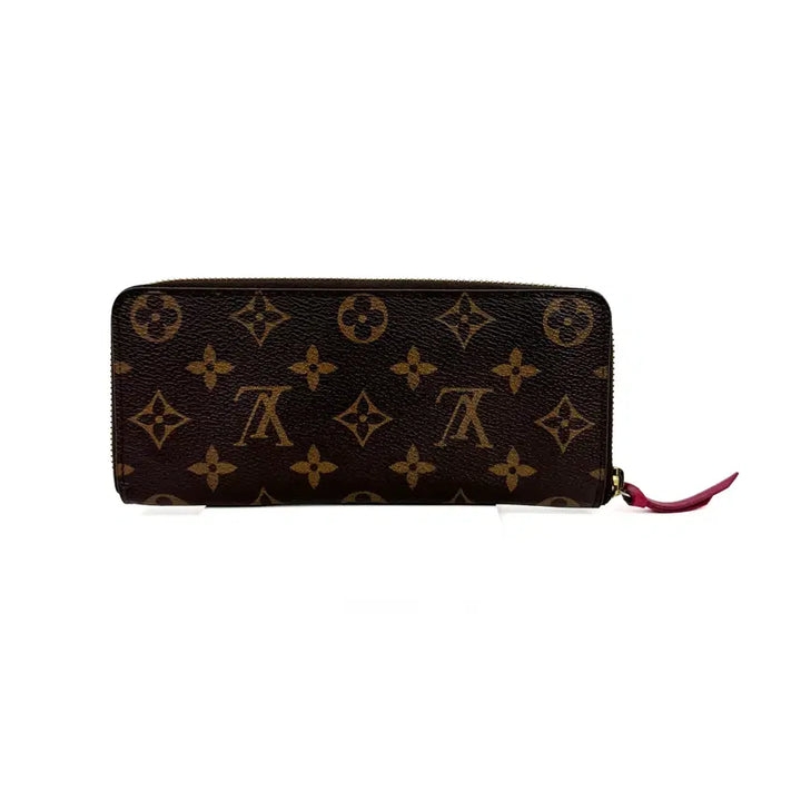 [BUNJANG] Louis Vuitton Monogram Clemence Zippy Wallet M60742 / 루이비통 모노그램 클레망스 지피 월릿 여성 장지갑 M60742