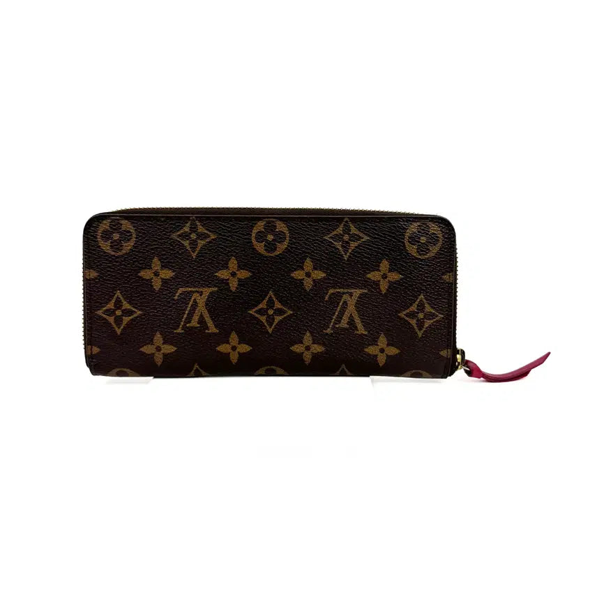 [BUNJANG] Louis Vuitton Monogram Clemence Zippy Wallet M60742 / 루이비통 모노그램 클레망스 지피 월릿 여성 장지갑 M60742