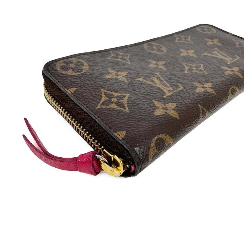 [BUNJANG] Louis Vuitton Monogram Clemence Zippy Wallet M60742 / 루이비통 모노그램 클레망스 지피 월릿 여성 장지갑 M60742