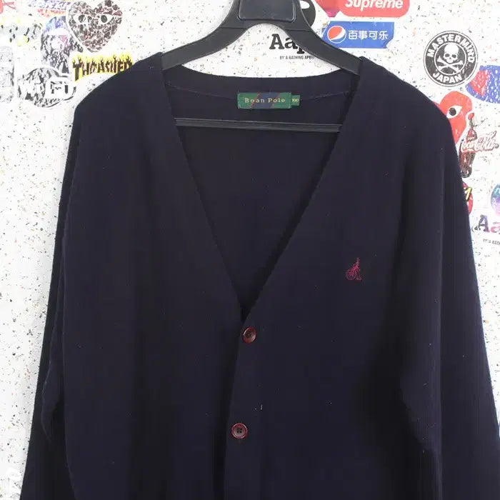 [BUNJANG] Beanpole Classic V-Neck Sweat Cardigan / 남성100/ 빈폴 v넥 클래식 스웻 가디건 nv 4-3