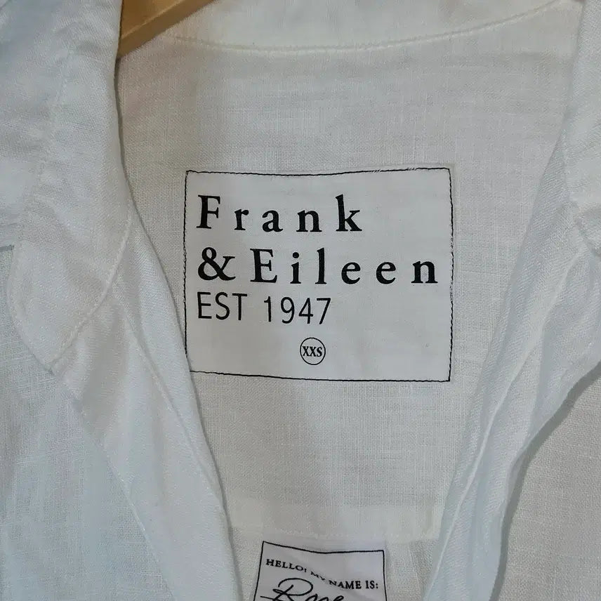 [BUNJANG] Frank &amp; Eileen Linen Shirt Blouse XXS / Frank&amp;Eileen 린넨 셔츠 블라우스 XXS 정품 (거의 새상품)