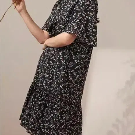 [BUNJANG] Thursday Island Midi Chiffon Dress / 1회착 새옷 S 루즈핏 미디 미니 쉬폰 원피스 써스데이아일랜드