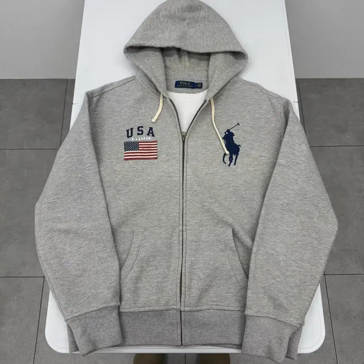 [BUNJANG] Polo Ralph Lauren Hooded Zip-Up Jacket / 폴로 후드집업