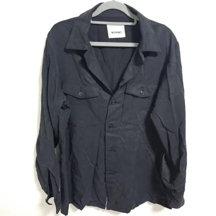 [BUNJANG] MYTHINKS Tencel 100% Open Collar Utility Shirt / [정품] MYTHINKS 마이씽크스 텐셀 100% 오픈칼라 셔츠 S
