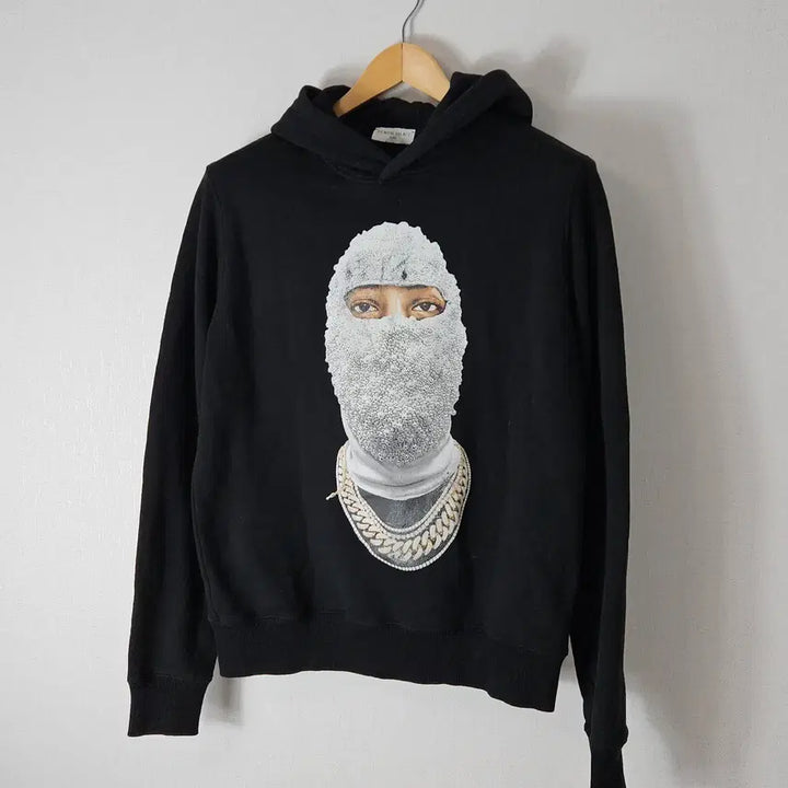 [BUNJANG] Inomannit Mask Future Hoodie Black XS / 이놈어닛 복면 마스크 퓨처 후드티 블랙 XS