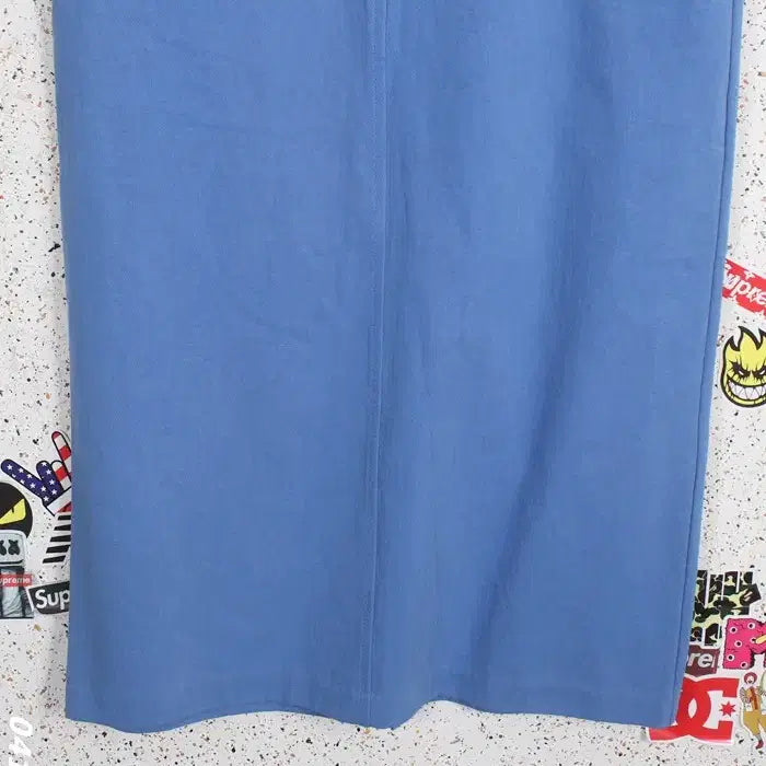 [BUNJANG] Rosebay Blue Cool Tone Cotton Skirt / 여성M / 로즈베이 블루 쿨톤 코튼스커트BL 3-105