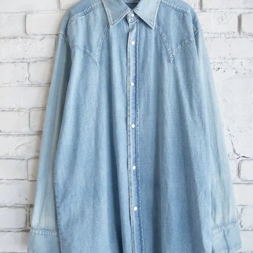 [BUNJANG] Mati and Sons Western Denim Shirt Size 3 / 마티앤선즈 웨스턴 데님셔츠 3사이즈