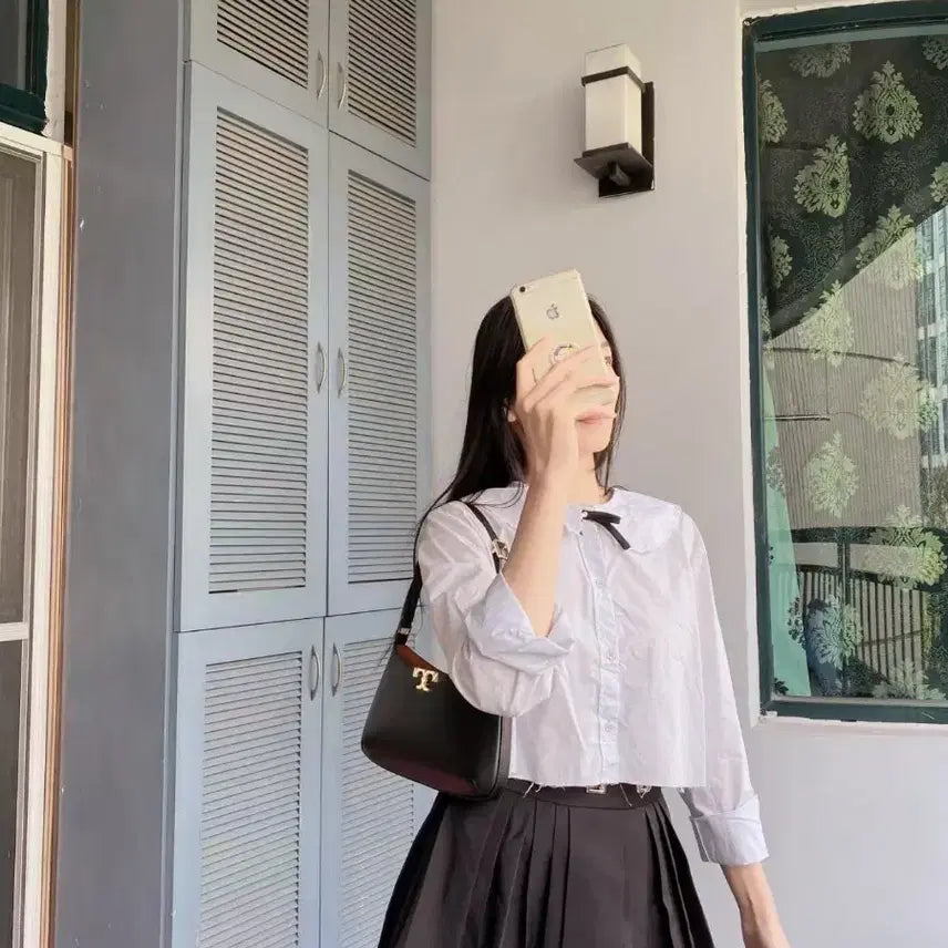 [BUNJANG] 토리버치 블랙 레더 숄더백 / 토리버치 블랙 레더 숄더백