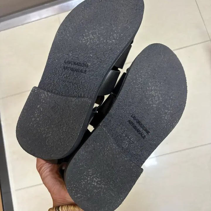 [BUNJANG] Antik Batik Romani Fisherman Sandals Black 41 (265) / 안티치 로마니 피셔맨 샌들 블랙 41(265)