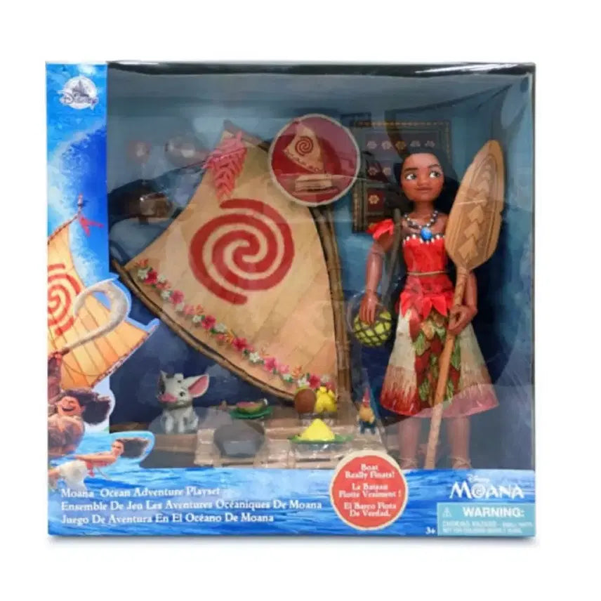 [BUNJANG] Disney Moana Classic Doll Adventure Set / 디즈니 스토어 모아나 인형 플레이 클래식돌 어드벤처 세트