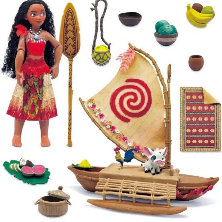 [BUNJANG] Disney Moana Classic Doll Adventure Set / 디즈니 스토어 모아나 인형 플레이 클래식돌 어드벤처 세트