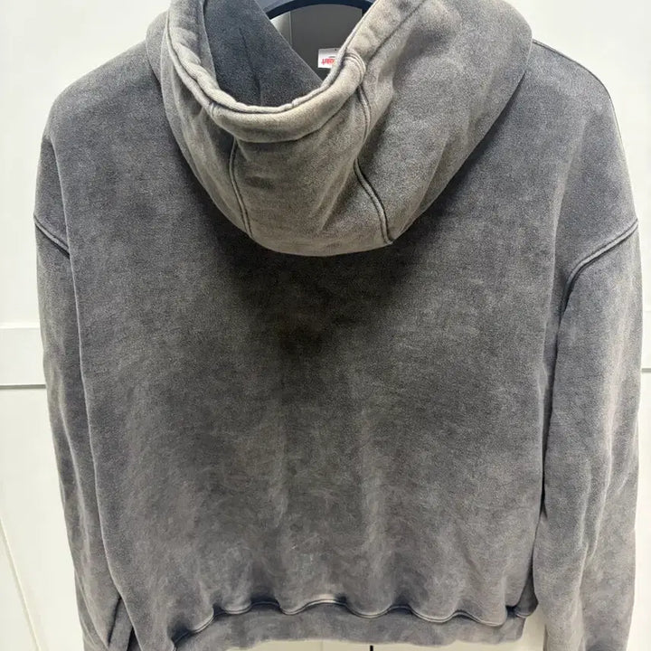 [SOLD OUT] 블랙아웃 크랙 후드 집업 블랙 L