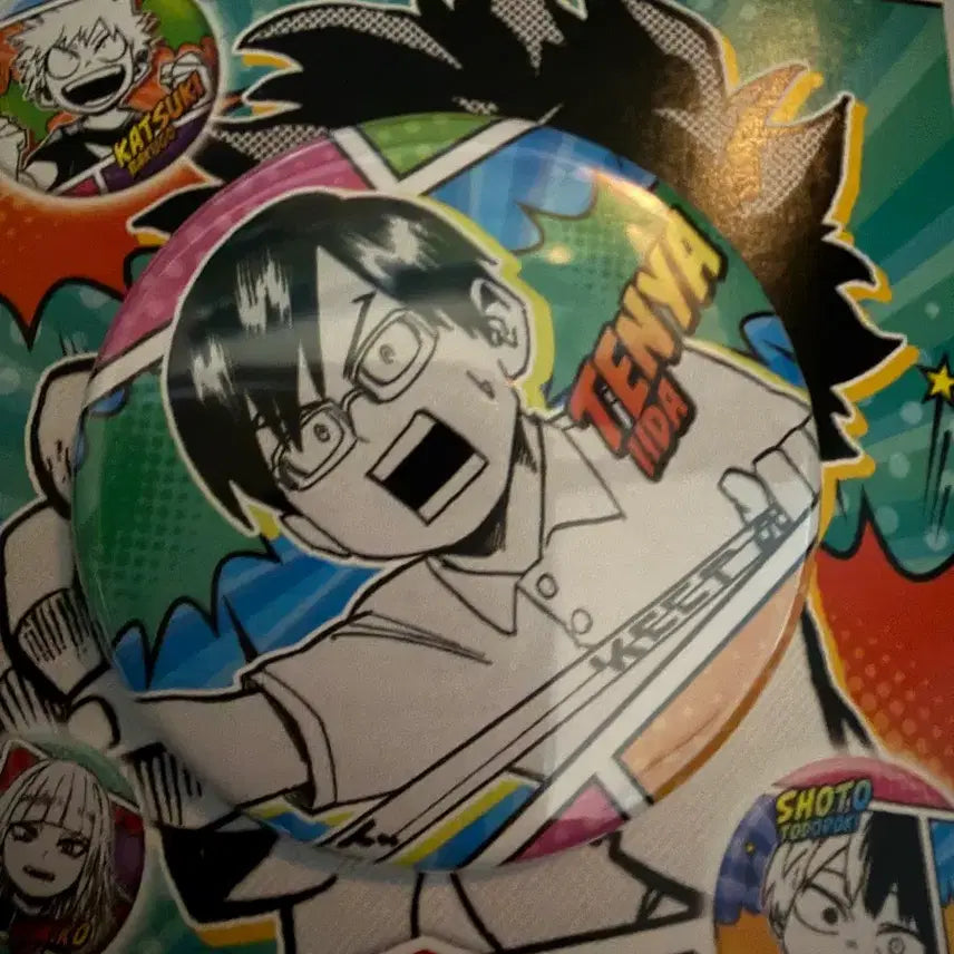 [BUNJANG] My Hero Academia Iida Chibi Badge / 나히아 치비 이이다 뱃지
