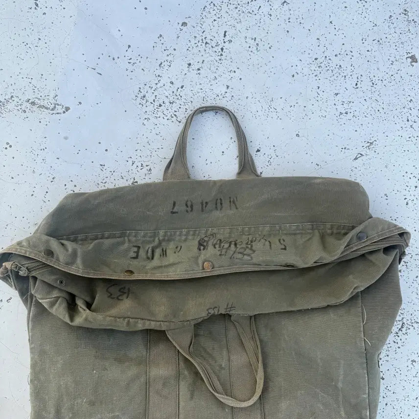 [SOLD OUT] [military] 밀리터리 오리지널 조종사 캔버스 키트백