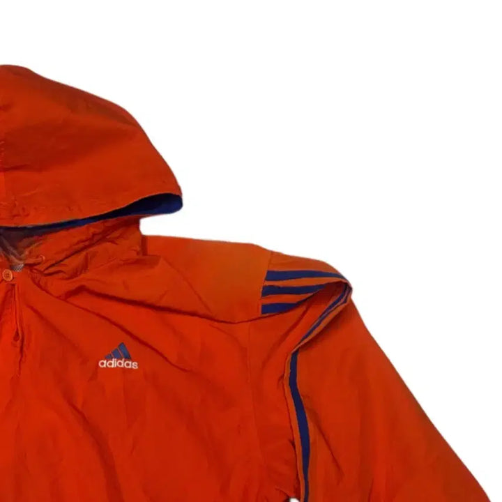 [BUNJANG] Adidas 90s Three Stripe Soccer Anorak M / 아디다스 90s 삼선 사커오렌지아노락 M