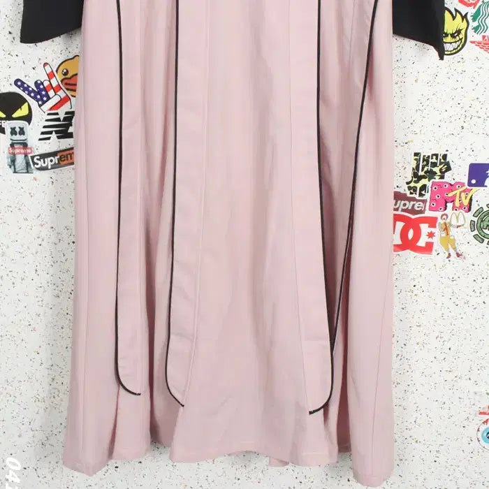[BUNJANG] Chicline Color Block Dress - Black/Pink (Women&
