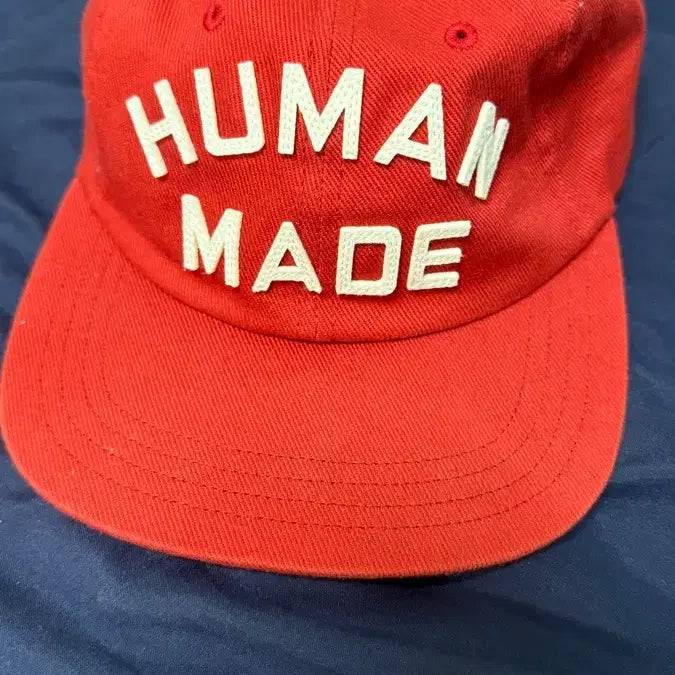 [BUNJANG] Human Made 6-Panel Ball Cap Red / 휴먼메이드 6패널 볼캡 레드