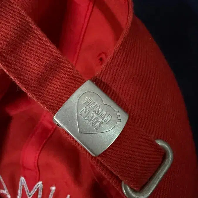 [BUNJANG] Human Made 6-Panel Ball Cap Red / 휴먼메이드 6패널 볼캡 레드