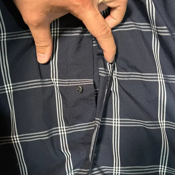 [BUNJANG] BEAMS Plaid Hooded Shirt Jacket / [XL] 빔즈 후드 체크셔츠