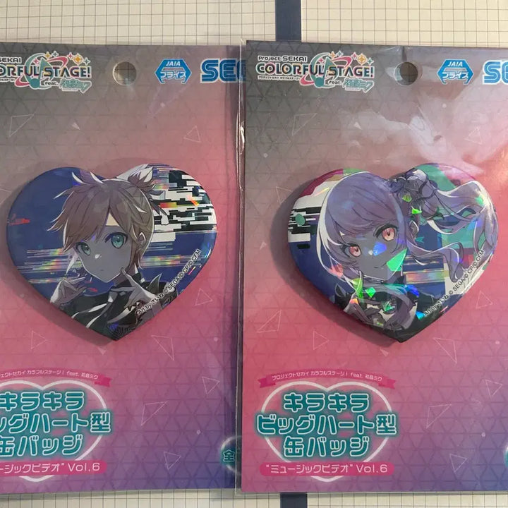 [BUNJANG] Project Sekai Kagamine Len &amp; Akiyama Mizuki Badge Set / 프세카 :: 카가미네 렌 &amp; 아키야마 미즈키 :: 갠뱃지 2개 세트
