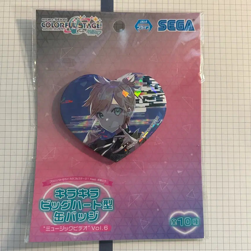 [BUNJANG] Project Sekai Kagamine Len &amp; Akiyama Mizuki Badge Set / 프세카 :: 카가미네 렌 &amp; 아키야마 미즈키 :: 갠뱃지 2개 세트