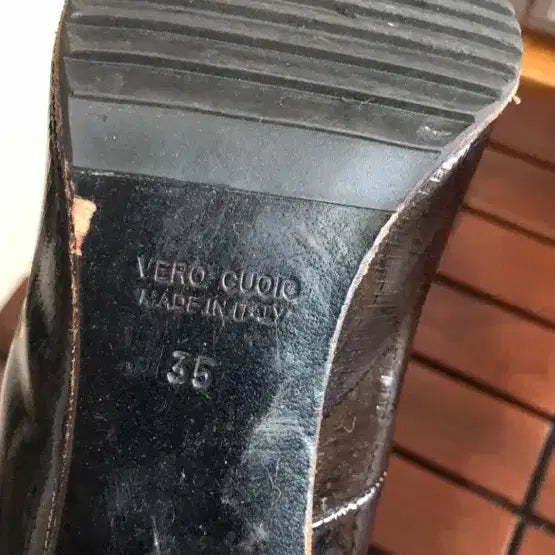 [BUNJANG] Italian Leather Patent High Heels / (해외수입) 소가죽 에나멜 하이힐 220-225 35사이즈