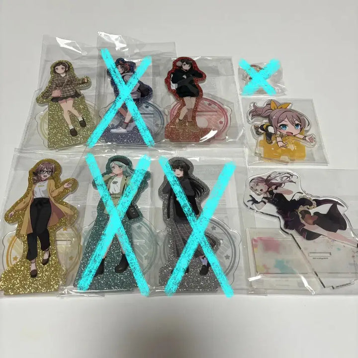 [BUNJANG] BanG Dream! Girls Band Party! Yukina Minato &amp; Saya Yamabuki Acrylic Stands / 뱅드림 아크릴 스탠드 판매 (가격 인하)
