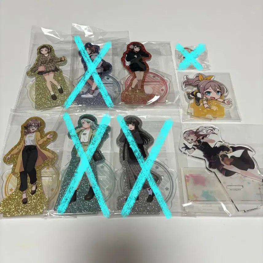 [BUNJANG] BanG Dream! Girls Band Party! Yukina Minato &amp; Saya Yamabuki Acrylic Stands / 뱅드림 아크릴 스탠드 판매 (가격 인하)