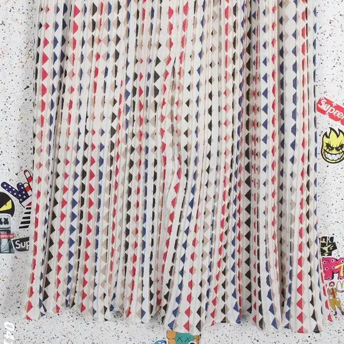 [BUNJANG] Blooming Garden Geometric Pattern Banding Long Skirt IV / 여성F / 블루밍가든 밴딩 기하학패턴 롱스커트IV 3-110