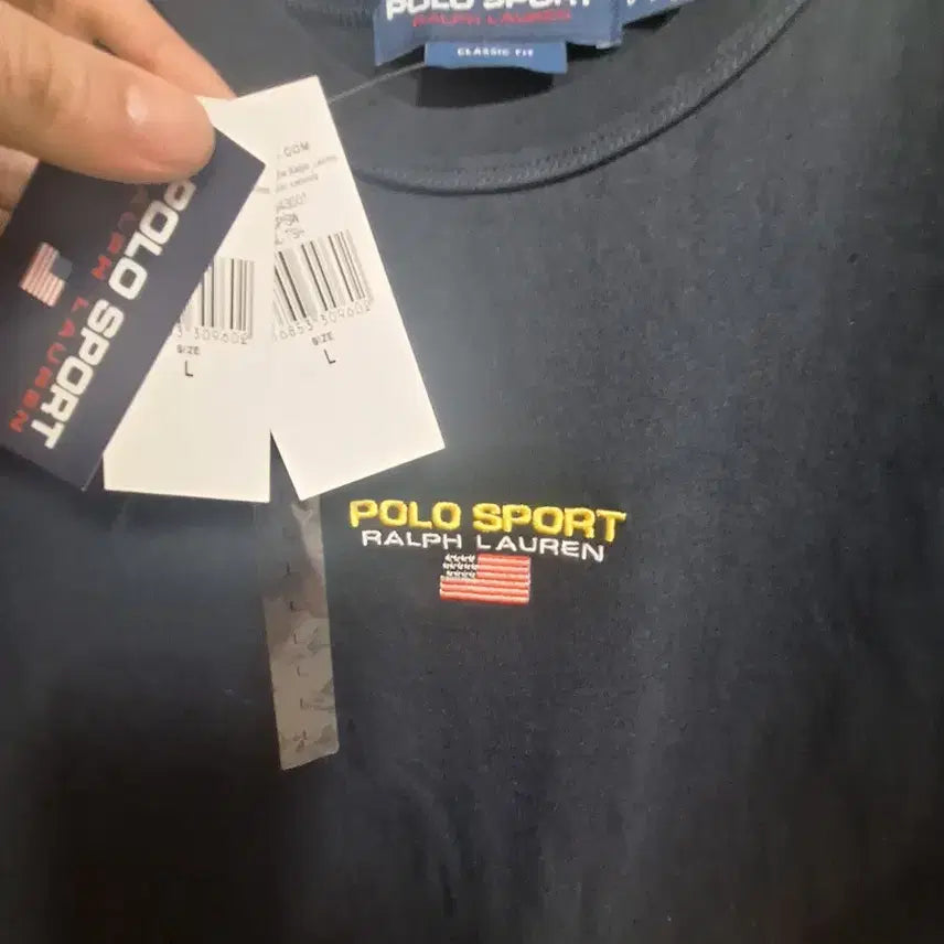[BUNJANG] Polo Sport Navy Short Sleeve T-Shirt L / 폴로 스포츠 네이비 반팔 티셔츠 L 새상품