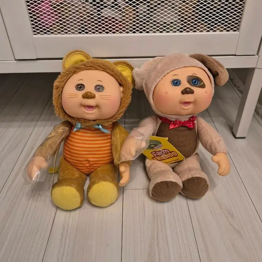 [BUNJANG] Cabbage Patch Friends Costume Dolls Set / 양배추인형 파머프렌즈 인형 2종 세트