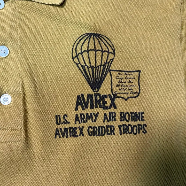 [BUNJANG] Avirex Souvenir Collar Short Sleeve T-Shirt XL / [XL] 아비렉스 수베니어 카라 반팔