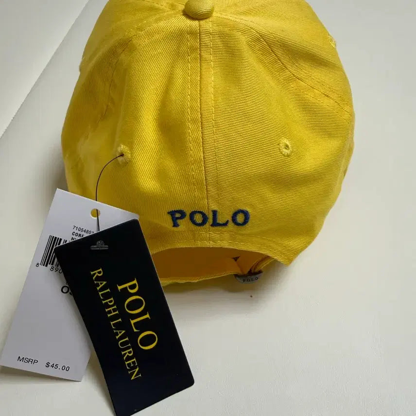 [BUNJANG] Polo Ralph Lauren Cotton Twill Cap Yellow / 폴로 랄프로렌 볼캡모자 (옐로우)(새상품)