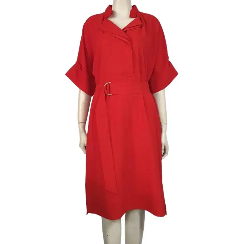 [BUNJANG] THE IZZAT Red Dress / 새상품) THE IZZAT 예쁜빨강 원피스 55 66