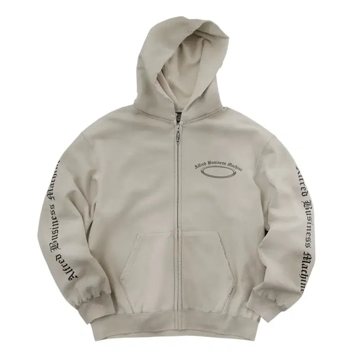 [BUNJANG] Heritage Floss Vintage Alfred Zip-Up Hoodie Beige / [M] 헤리티지플로스 빈티지 알프레드 집업 후드집업 베이지