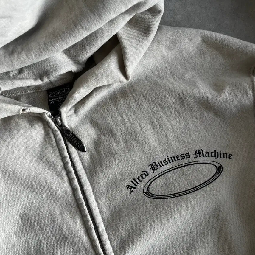[BUNJANG] Heritage Floss Vintage Alfred Zip-Up Hoodie Beige / [M] 헤리티지플로스 빈티지 알프레드 집업 후드집업 베이지