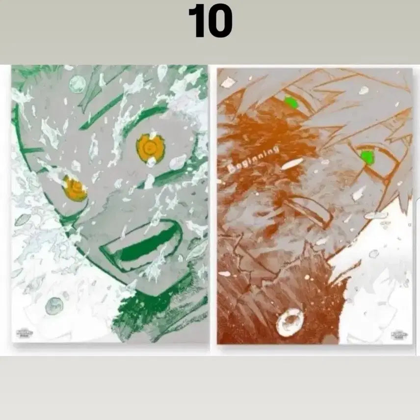 [SOLD OUT] 택포 10) 히로아카 원화전 바쿠고 미도리야 더비기닝 포스터 세트