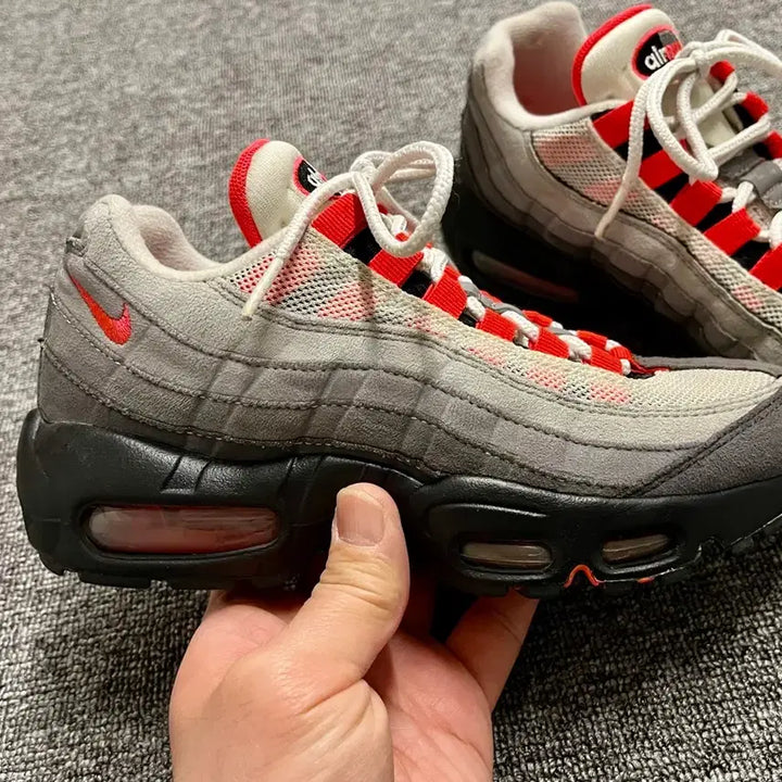 [BUNJANG] Nike Air Max 95 Solar Red Sneakers / [230] 나이키 맥스95 솔라레드