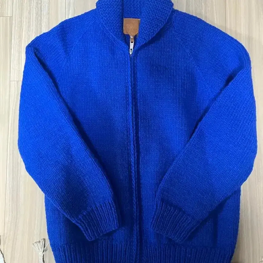 [BUNJANG] Supreme Box Logo Cowichan Blue / S 슈프림 박스로고 코위찬 블루