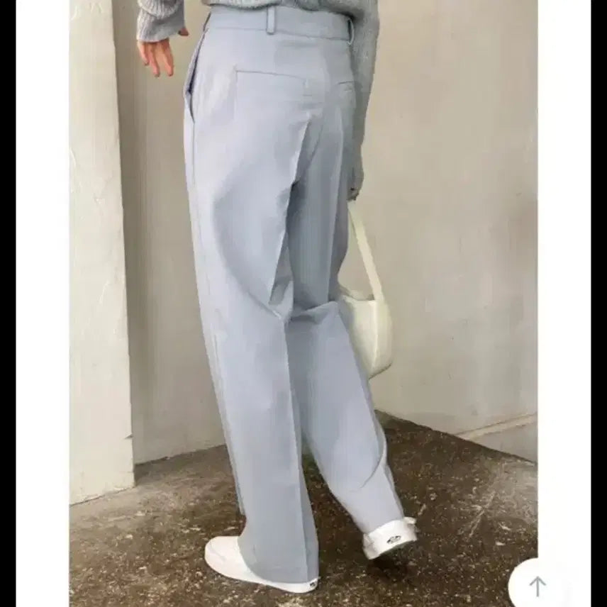 [BUNJANG] Ganaesra Spring Scotch Slacks Sky Grey / 가내스라 스프링 스카치 슬랙스 스카이그레이