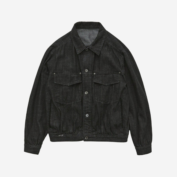 [BUNJANG] Poleriter Oldman Trucker Slub Black / (4)폴리테루 올드맨 트러커 슬럽 블랙
