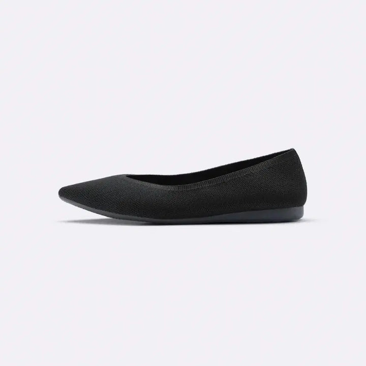 [BUNJANG] GU Washable Knit Flat Shoes Black 250 / GU 워셔블 니트 플랫 블랙 250