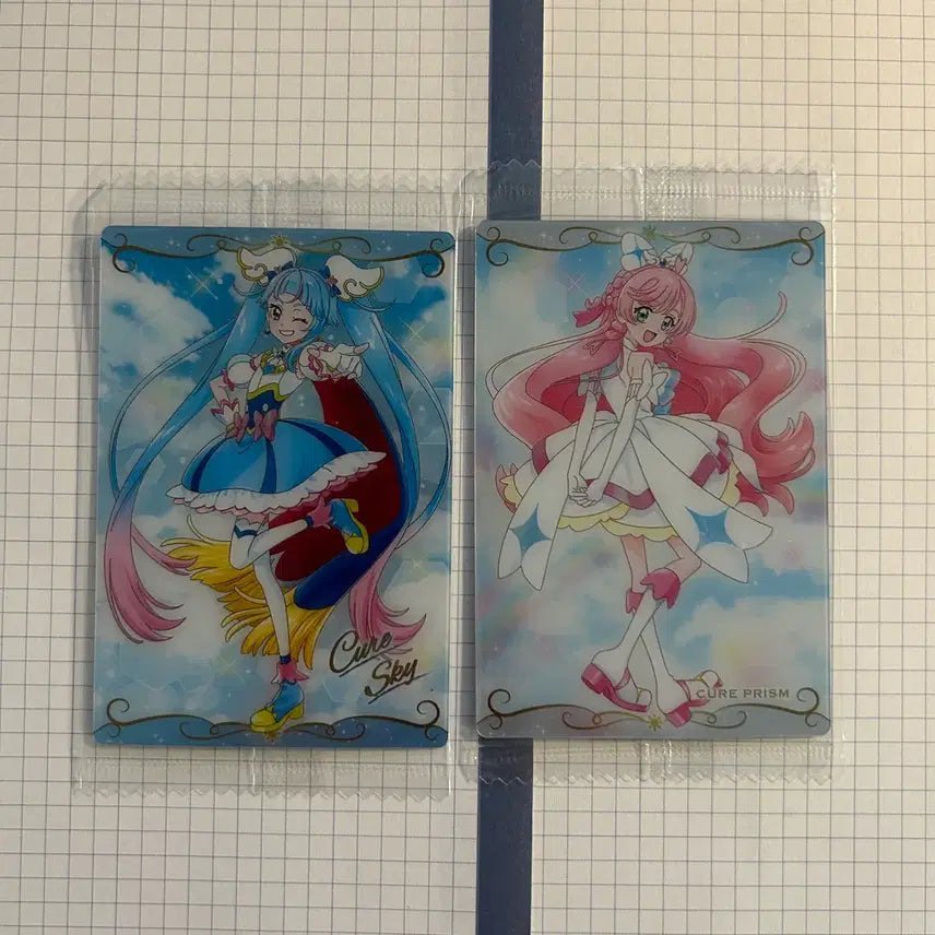 [BUNJANG] Precure Cure Sky &amp; Cure Prism Card Set / 프리큐어 :: 큐어스카이 &amp; 큐어프리즘 :: 카드 2종세트
