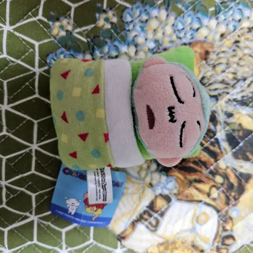 [BUNJANG] Crayon Shin-chan Sleeping Hooni Plush Keychain / 짱구는 못말려 잠자는 훈이 인형 키링