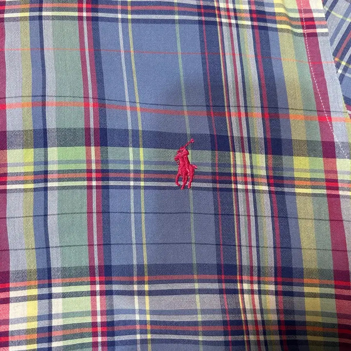 [BUNJANG] Polo Ralph Lauren India Madras Short Sleeve Shirt - M / [M] 폴로 랄프로렌 인도 마드라스 반팔 셔츠