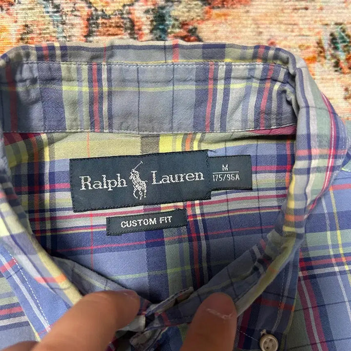 [BUNJANG] Polo Ralph Lauren India Madras Short Sleeve Shirt - M / [M] 폴로 랄프로렌 인도 마드라스 반팔 셔츠