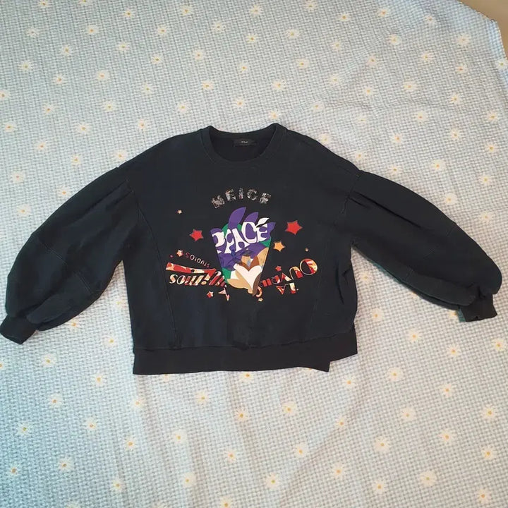 [BUNJANG] Ozscecon Graphic Printing Sweatshirt / 오즈세컨 그래픽 프린팅 맨투맨 80