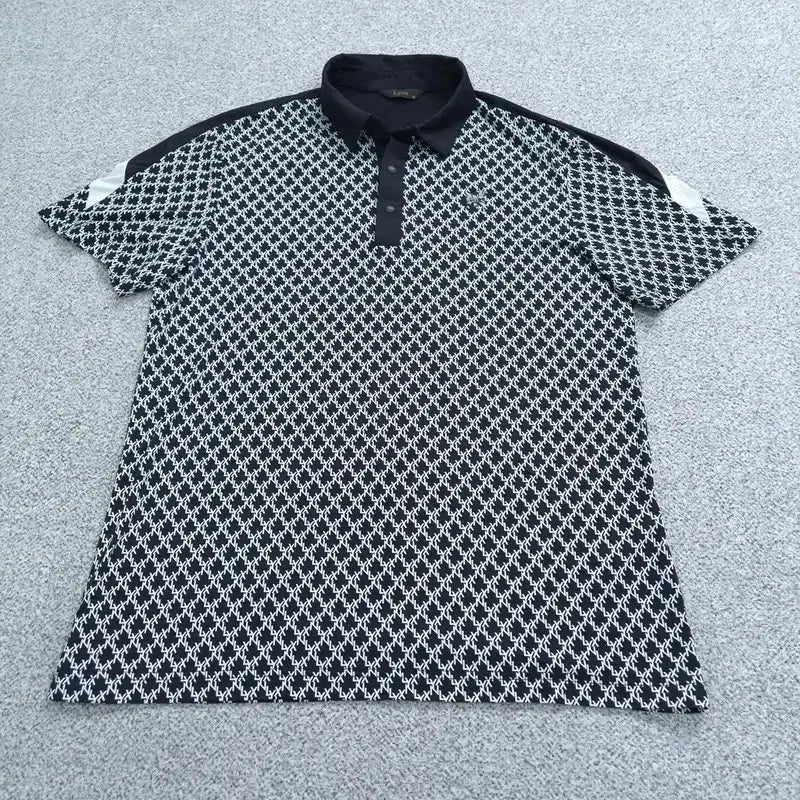 [BUNJANG] 100 LYNX Short Sleeve Polo T-shirt / 100 링스 반팔 카라티 | C