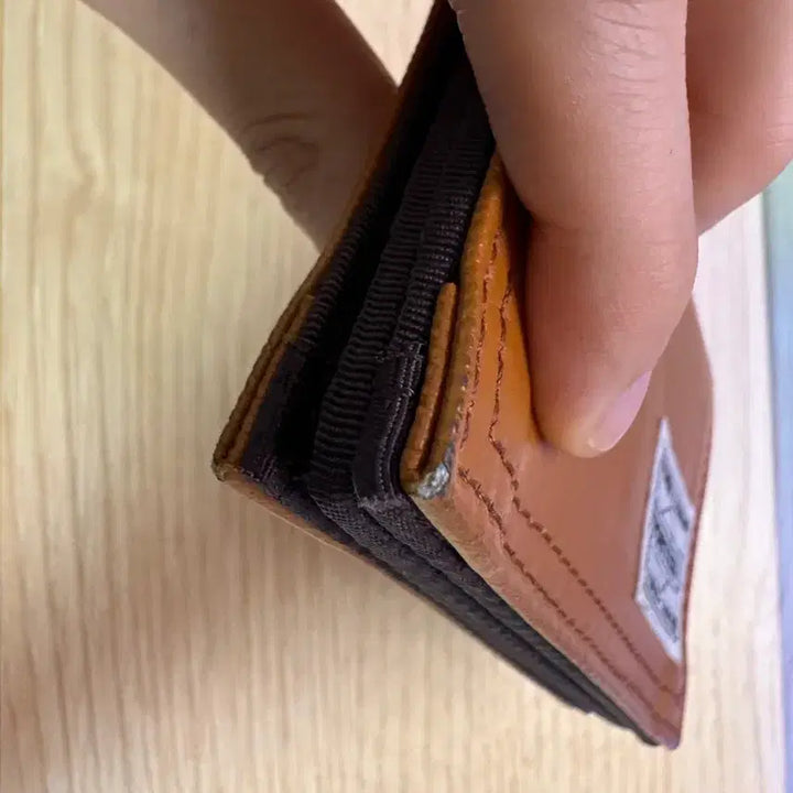 [BUNJANG] Porter Freestyle Card Wallet - Camel / 포터 프리스타일 카드지갑 카멜